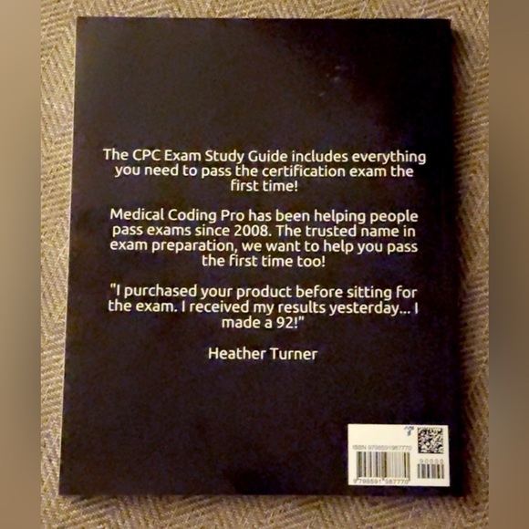 NWT Medical Coding Pro
CPC Exam Study Guide 2021 Edition Professional Coder Book - Picture 2 of 3